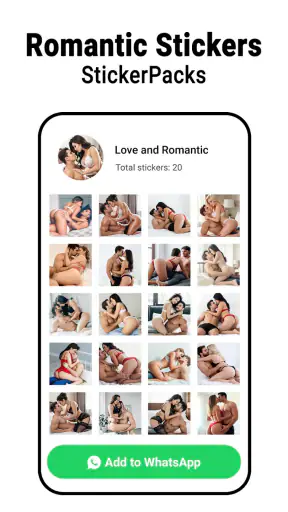 Romantic stickers - WASticker