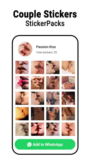 Romantic stickers - WASticker