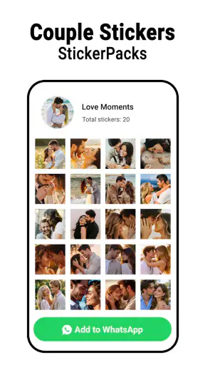 Romantic stickers - WASticker