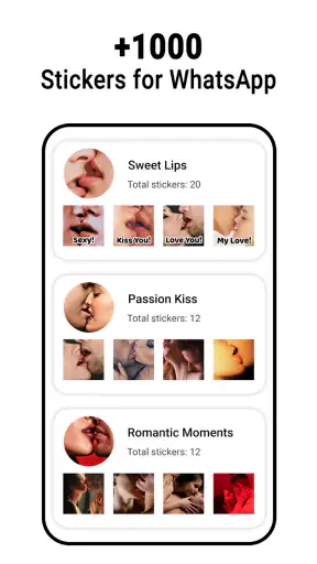 Romantic stickers - WASticker