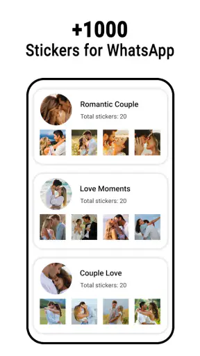 Romantic stickers - WASticker