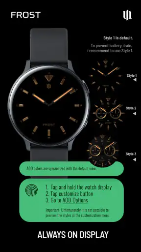 S4U Frost - classic watch face