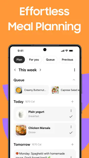Samsung Food: Meal Planner