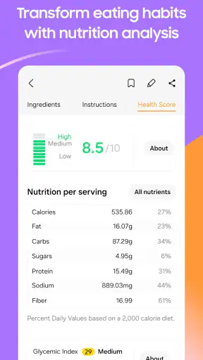 Samsung Food: Meal Planner