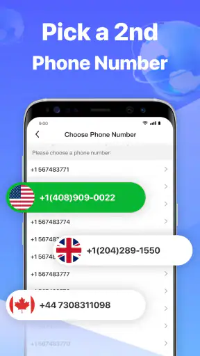 Second Number for Call & Text