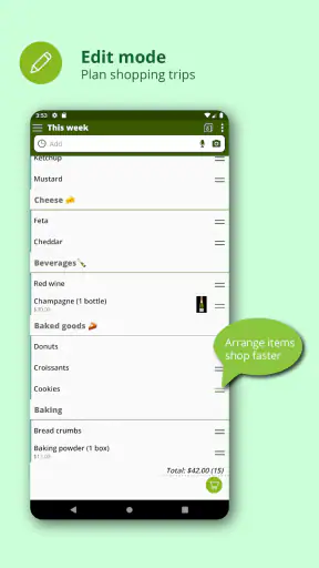 Shopping List: BigBag Pro