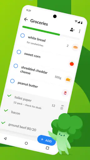 Shopping List - Listonic