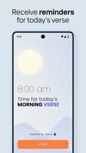 Simple Bible Daily Verse Alarm