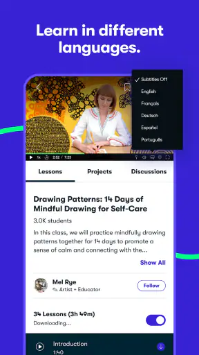 Skillshare: Online Classes App