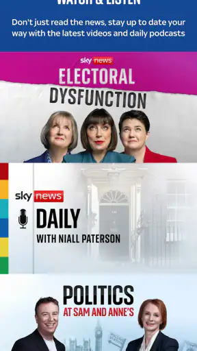Sky News: Breaking, UK & World