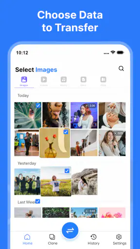 Smart Switch App File Transfer