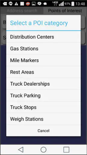 SmartTruckRoute Truck GPS Navi