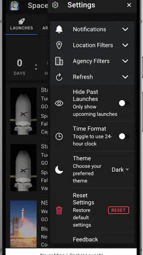 Space Launch Schedule