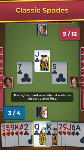 Spades For Seniors: Card Game