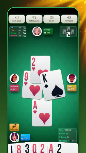 Spades Offline - Card Game