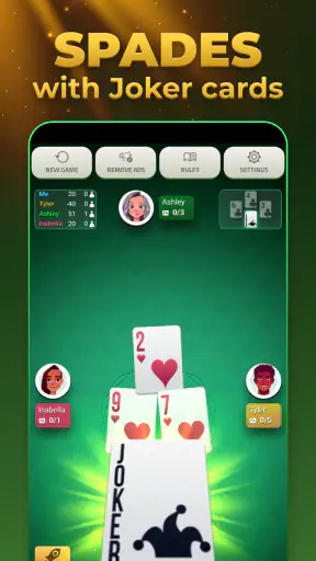 Spades Offline - Card Game