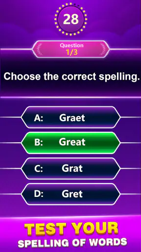 Spelling Quiz - Word Trivia
