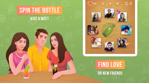 Spin the Bottle: Chatting app