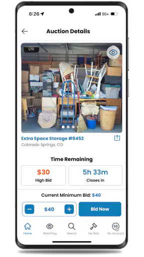 StorageTreasures Auction App