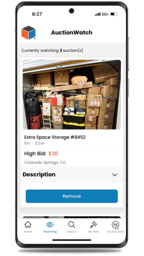 StorageTreasures Auction App