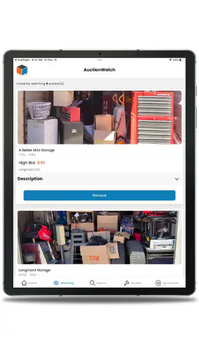 StorageTreasures Auction App