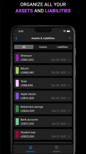 Sumio: Net Worth Tracker