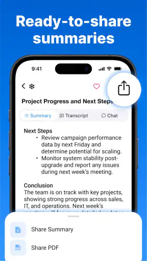 Summary - AI Note Taker