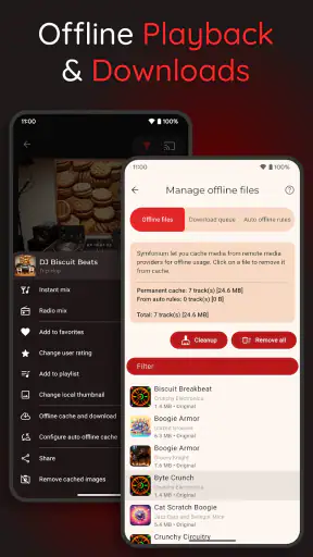 Symfonium: Music player & cast