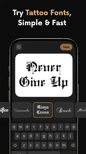 lettering Tattoo - Font Design