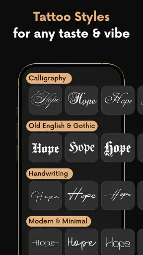 lettering Tattoo - Font Design