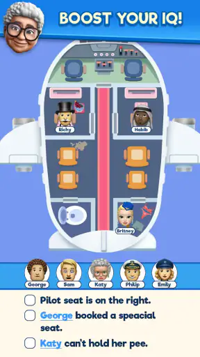 That's My Seat - Logic Puzzle