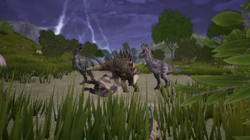 The Cursed Dinosaur Isle: Game