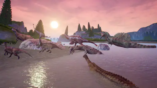 The Cursed Dinosaur Isle: Game