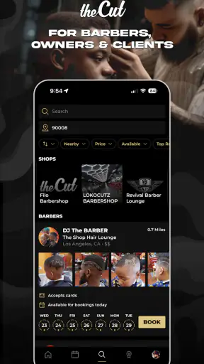 theCut: Find & Book Barbers