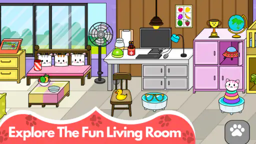 Tizi Cute Kitty: Pet Cat Games