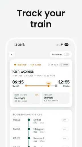 TrainKothai - BD Train Tracker