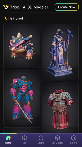 Tripo - AI 3D Model Generator