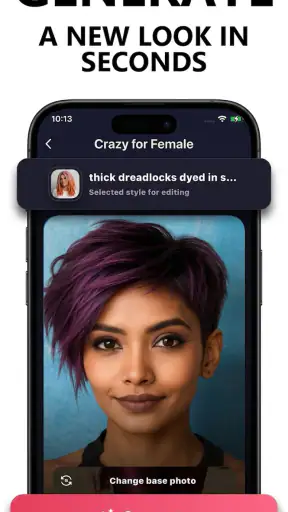 Try Hairstyles-AI Change Color