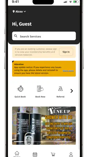 Tune Up, The Manly Salon