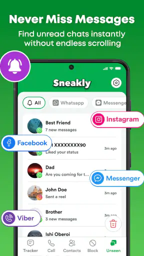 Unseen Chat & Track: Sneakly