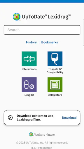 Uptodate Lexidrug
