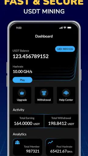 USDT Mining, Crypto USDT Miner