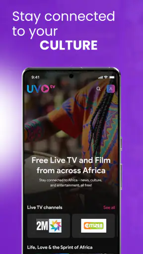UVOtv: Watch Live TV & Movies