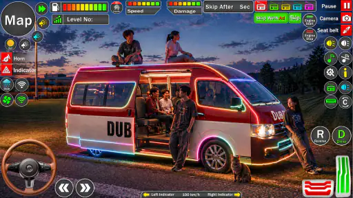 Van Driving Dubai Van Game