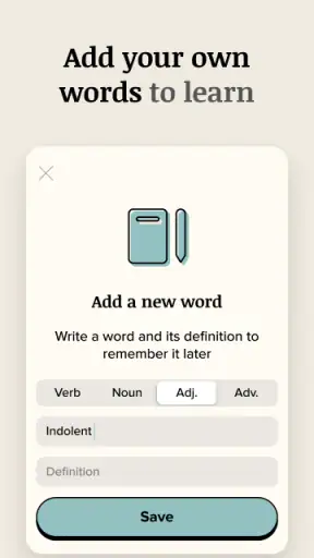 Vocabulary - Learn words daily