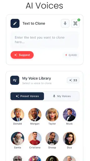 VoClone: AI Voice Changer