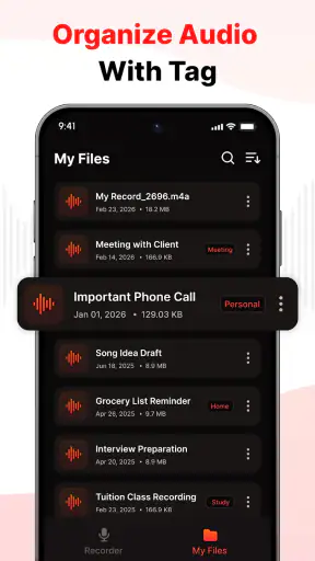 Voice Recorder & Audio Notes