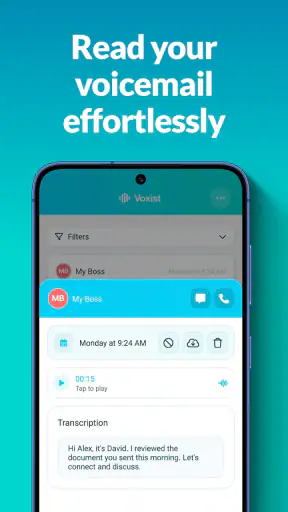 Voxist: read your voicemail