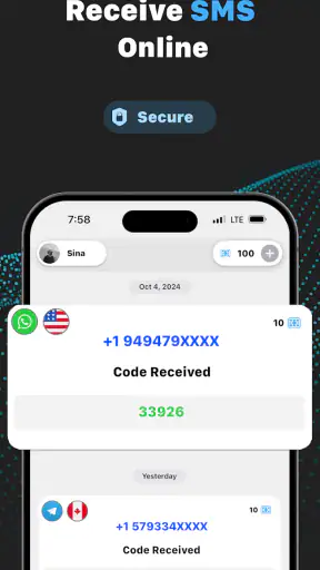 VSim: SMS Verification Code
