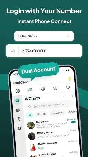 Web Scan & Dual Chat App